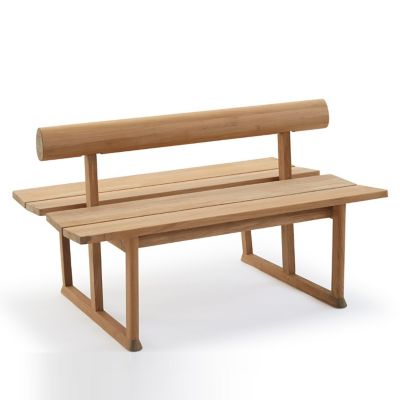 Fritz Hansen (Lightyears) Banco Outdoor Double Bench - Color: Brown - 15061