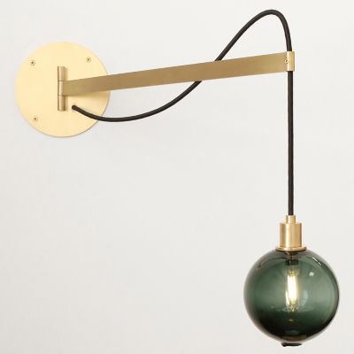 SKL2042638 SkLO Drape Wall Sconce - Color: Brass - Size: 4.5  sku SKL2042638