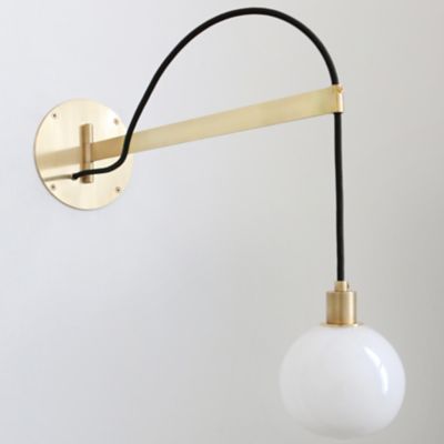 SKL2042648 SkLO Drape Wall Sconce - Color: Brass - Size: 7  - sku SKL2042648