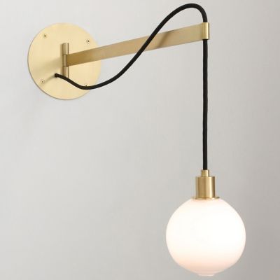 SKL2042646 SkLO Drape Wall Sconce - Color: Brass - Size: 4.5  sku SKL2042646