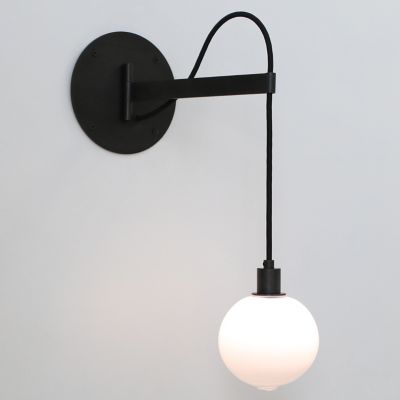 SkLO Drape Wall Sconce - Color: Black - Size: 4.5  - LT363WHTDX