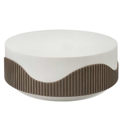 Seasonal Living Tranquility Outdoor Round Coffee Table - Color: White - S15