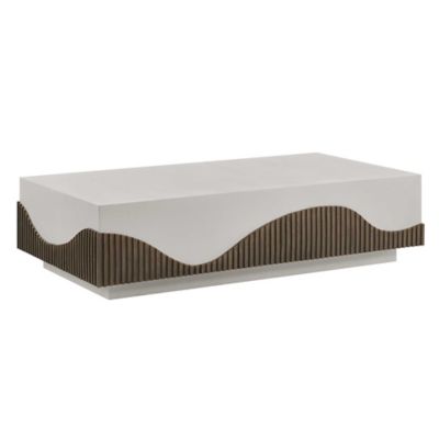 Seasonal Living Tranquility Outdoor Rectangular Coffee Table - Color: White