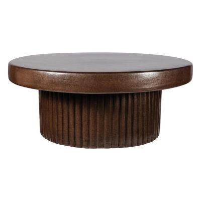 Seasonal Living Flute Outdoor Coffee Table - Color: Brown - C3082301743