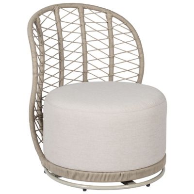 Seasonal Living Baltic Outdoor Swivel Chair, Set of Two - Color: White - A5