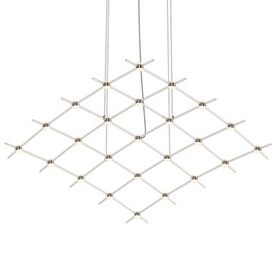 SONNEMAN Lighting Constellation Aquarius Medius LED Chandelier - Color: Sil