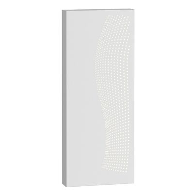 SONNEMAN Lighting Dotwave Rectangle LED Outdoor Wall Sconce - Color: White 