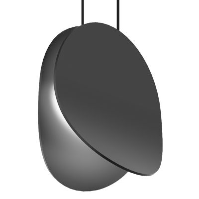 SONNEMAN Lighting Malibu Discs LED Pendant Light - Color: Black - Size: 7.