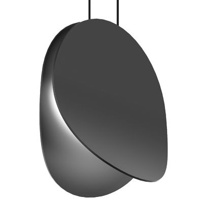 SONNEMAN Lighting Malibu Discs LED Pendant Light - Color: Black - Size: 10