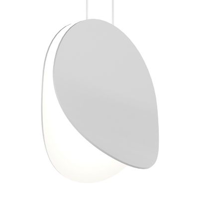 SONNEMAN Lighting Malibu Discs LED Pendant Light - Color: White - Size: 10