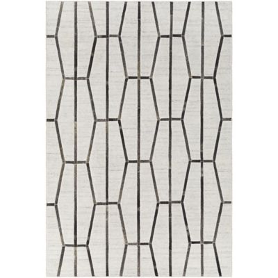 Eloquent ELQ 2300-2303 Area Rug - Color: White - Size: 10 ft x 14 ft - Surya ELQ2303-1014