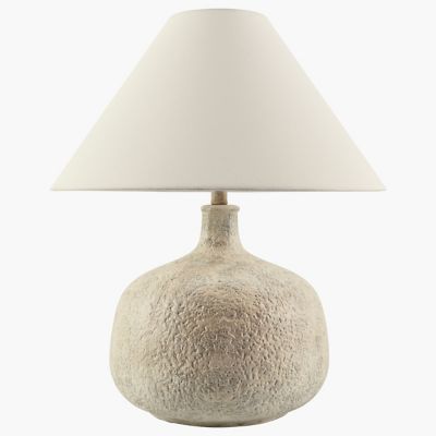 Surya Pedras Table Lamp in Cream