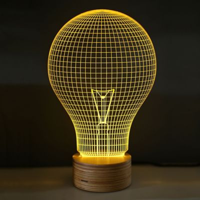 Yellow Bulb LED Table Lamp