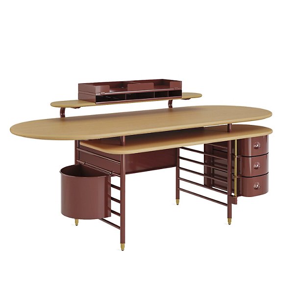 Steelcase Frank Lloyd Wright Racine Signature Desk - Color: Brown - FLWRSDE