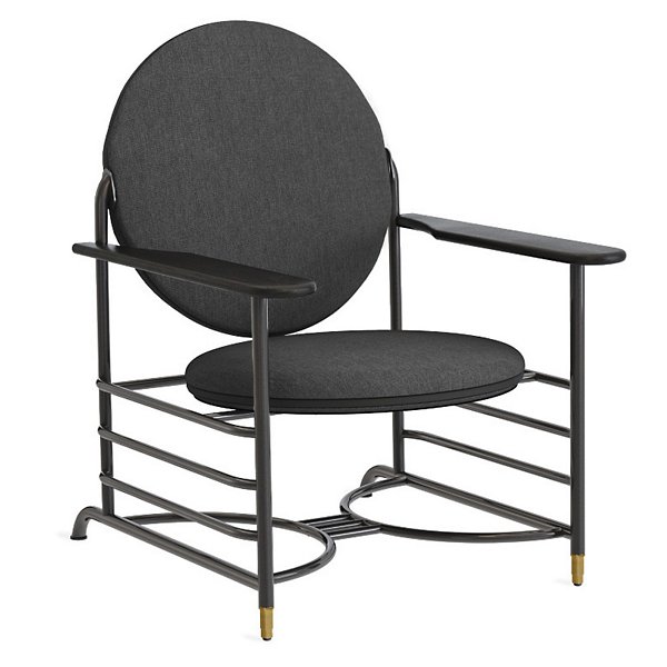 Steelcase Frank Lloyd Wright Racine Lounge Chair - Color: Black - FLWRLLOUN