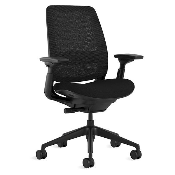 Steelcase Series 2 3D Microknit Air-Back Chair - Color: Black - SX9MKD72DKJ