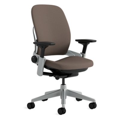 Steelcase Leap Upholsered Adjustable Chair - Color: Grey - SXLWC76RFH856R7R