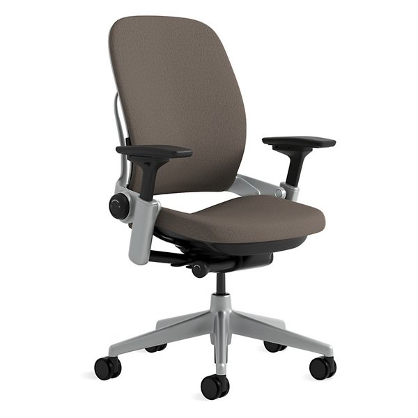 Steelcase Leap Upholsered Adjustable Chair - Color: Grey - SXLWC76RFH856R7R