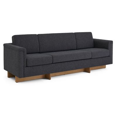 Frank Lloyd Wright Galesburg Sofa - Color: Grey - Steelcase FLWX3SOFAAMRNOLPG