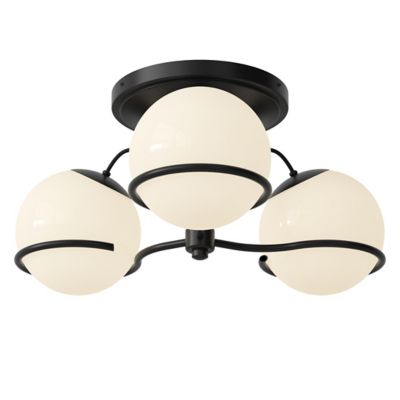 Astep Model 2042 Flushmount Light - Color: Black - Size: 3 light - ST-T08-C