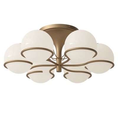 Astep Model 2042 Flushmount Light - Color: Brass - Size: 6 light - ST-T08-C