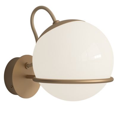 Astep Model 237 Wall Sconce - Color: White - Size: 1 light - ST-T08-W31-S1D