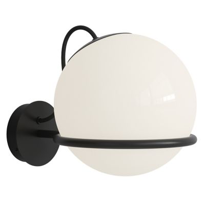 Astep Model 238 Wall Sconce - Color: Black - Size: 1 light - ST-T08-W21-M1B