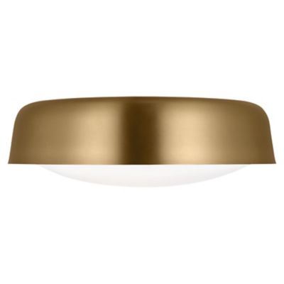 Visual Comfort Studio Draper Large Flushmount Light in Brass
