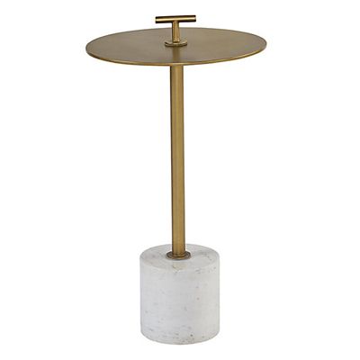 Sunpan Sia End Table - Color: Gold - 103485