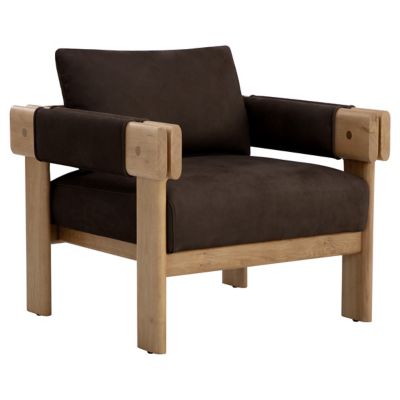 Sunpan Carmichael Lounge Chair - Color: Brown - 111825