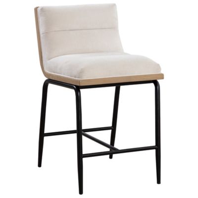 SUN2568539 Sunpan Abilene Counter Stool - Color: White - 1112 sku SUN2568539