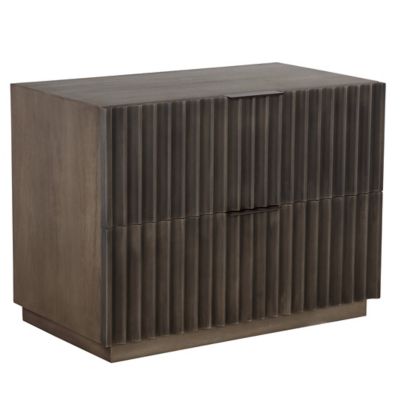 Sunpan Carlin Nightstand - Color: Grey - 110640