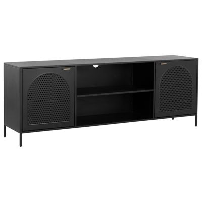 SUN2568834 Sunpan Aziza Media Console and Cabinet - Color: Bl sku SUN2568834