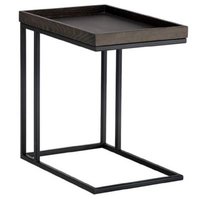 SUN2568871 Sunpan Arden C-Shaped Side Table - Color: Black -  sku SUN2568871