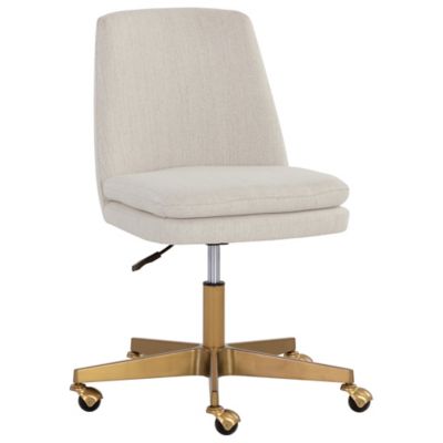 Sunpan Berget Office Chair - Color: Beige - 109793