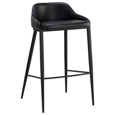 Sunpan Astra Bar/Counter Stool - Color: Black - 110448