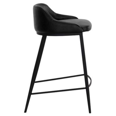 Sunpan Astra Bar/Counter Stool - Color: Black - 111081