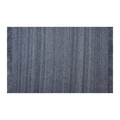 Sunpan Lindau Indoor / Outdoor Rug - Color: Blue - Size: 5 ft x 8 ft - 1076