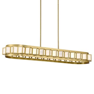 Savoy House Gideon Linear Chandelier - Color: Brass - Size: 8 light - 1-316