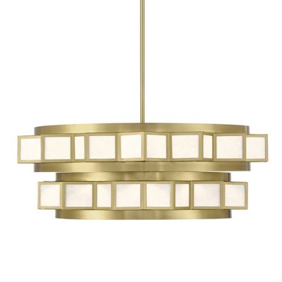 Savoy House Gideon 2 Tier Chandelier - Color: Brass - Size: 6 light - 1-316