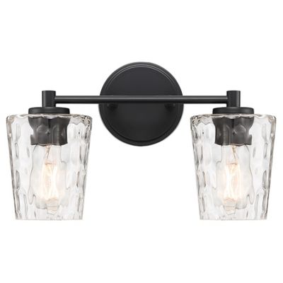 Savoy House Ballas Vanity Light - Color: Black - Size: 2 light - 8-5606-2-B