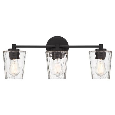 Savoy House Ballas Vanity Light - Color: Black - Size: 3 light - 8-5606-3-B