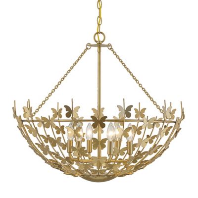 Savoy House Birch Pendant Light - Color: Brass - Size: 6 light - 7-4199-6-1