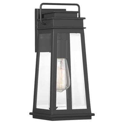 Savoy House Boone Outdoor Wall Sconce - Color: Black - Size: Small - 5-812-