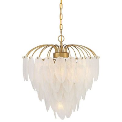 Savoy House Boa Chandelier - Color: Brass - Size: Medium - 1-3508-6-322