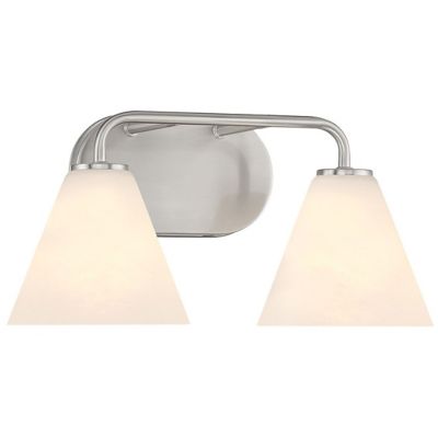 Savoy House Blair Vanity Light - Color: Silver - Size: 2 light - 8-2988-2-S