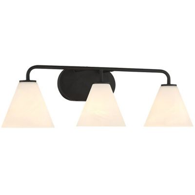 Savoy House Blair Vanity Light - Color: Black - Size: 3 light - 8-2988-3-BK