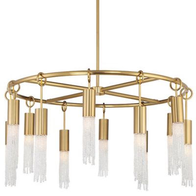 Savoy House Chelsea Chandelier - Color: Brass - Size: 12 light - 1-1367-12-