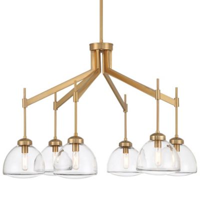 Savoy House Corbin Chandelier - Color: Brass - Size: 6 light - 1-9841-6-322