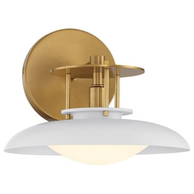 Savoy House Gavin Wall Sconce - Color: White - Size: 1 light - 9-1686-1-142